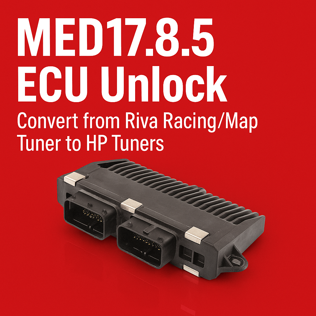 MED17.8.5 ECU Unlock – Convert from Riva Racing/Map Tuner to HP Tuners
