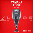 Yamaha F300 4.2L in red background with Lukos Engineering Logo
