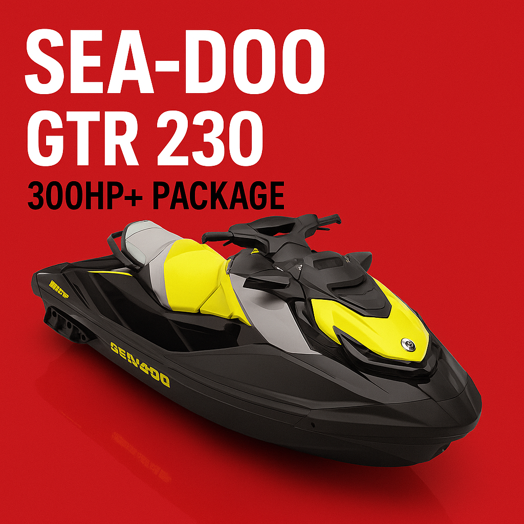 SEA-DOO GTR 230 – 300HP+ Performance Package | 75+ MPH Top Speed